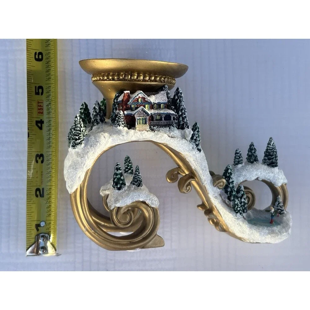 2006 Thomas Kinkade Bright Holiday Memories Skating Pond Replacement Base